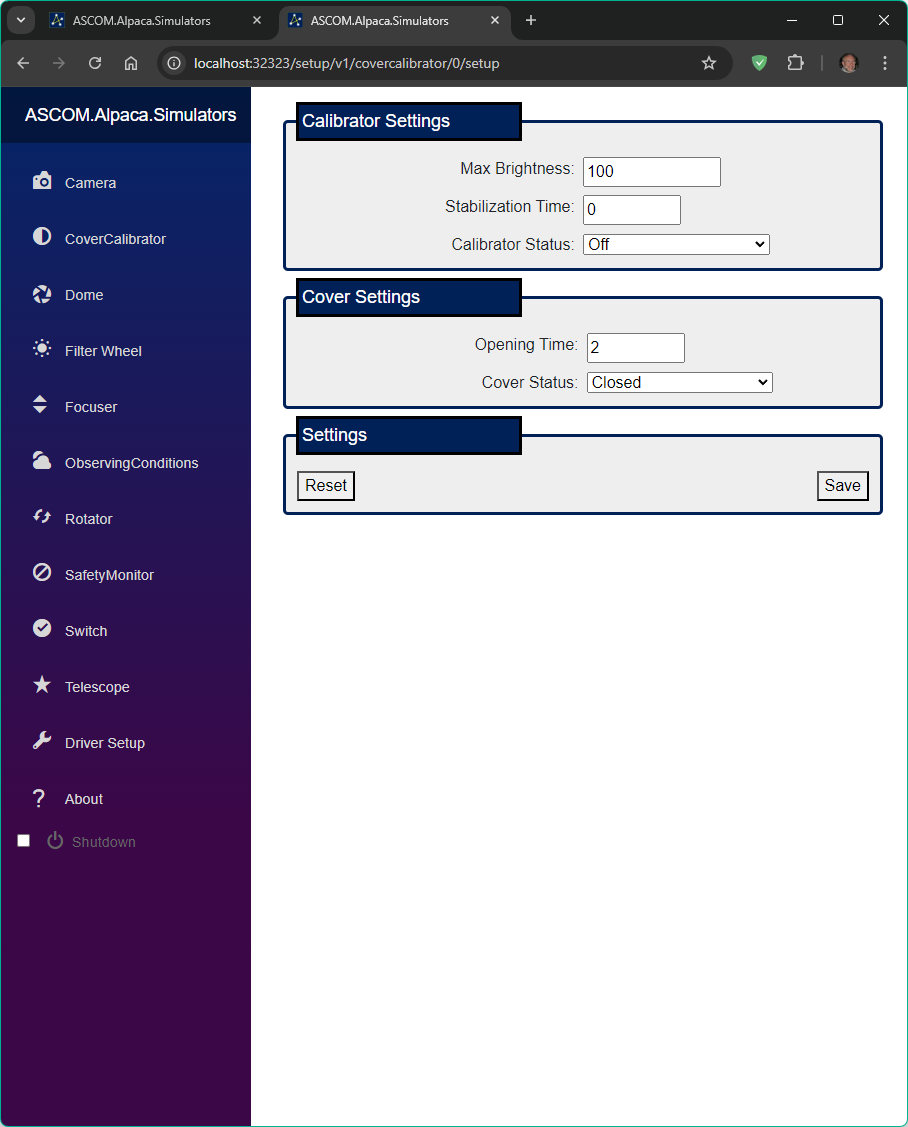 Omni Cover Calibrator